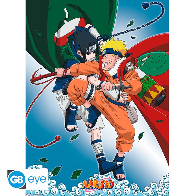 Naruto: Poster 52x38cm - Naruto Vs Sasuke