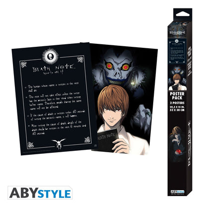 Death Note: Poster Set - Light And Death Note