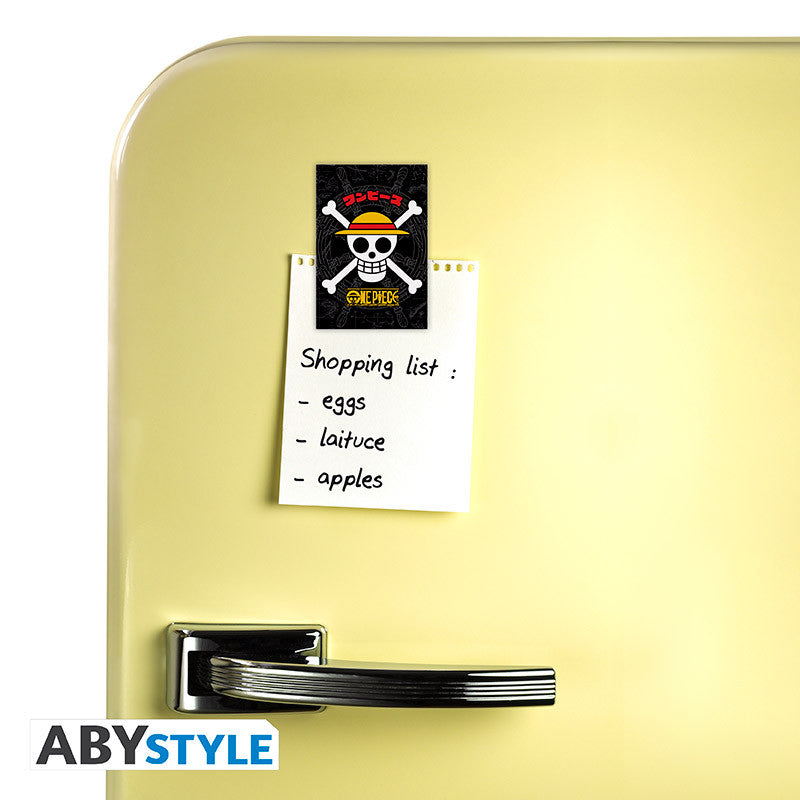 One Piece: Magnet 5.5 x 8cm - Strawhat Skull