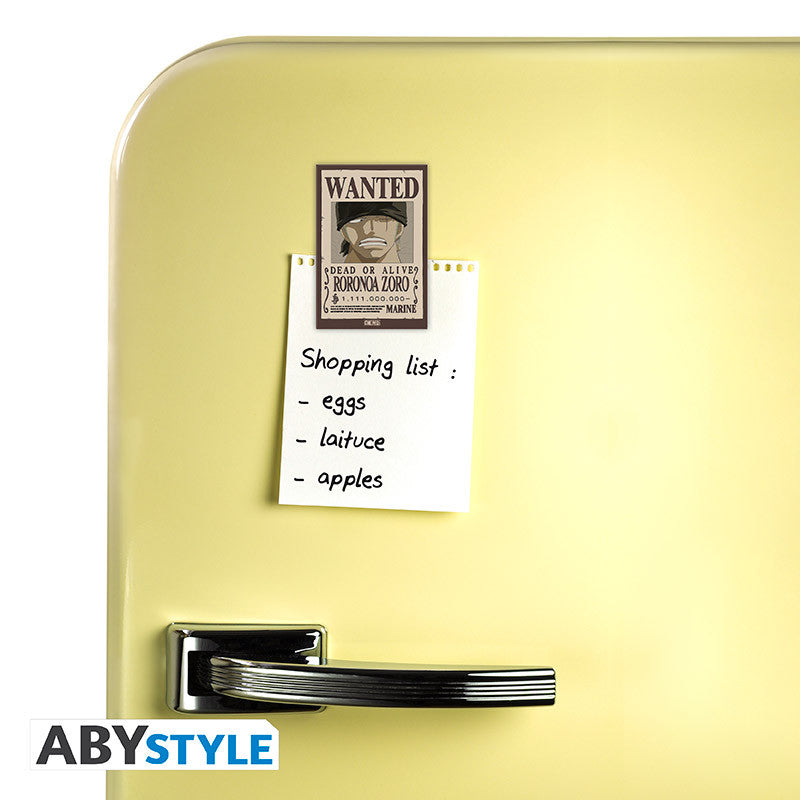 One Piece: Magnet 5.5 x 8cm - Wanted Zoro