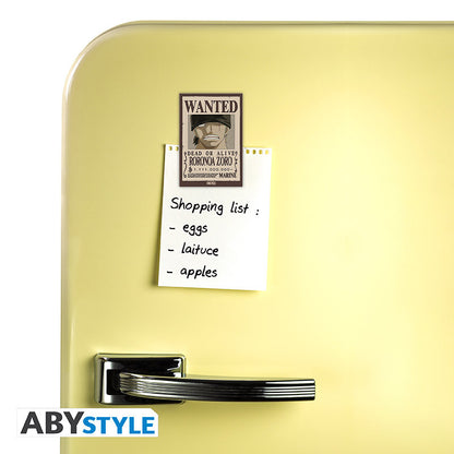 One Piece: Magnet 5.5 x 8cm - Wanted Zoro