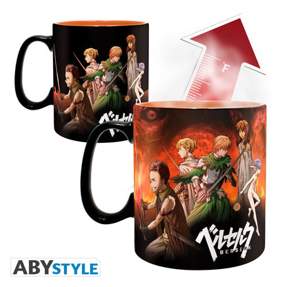 Berserk: Heat Change Mug 16oz - Guts & Traveling Party