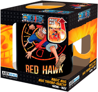 One Piece: Heat Change 460ml Mug - Luffy & Sabo
