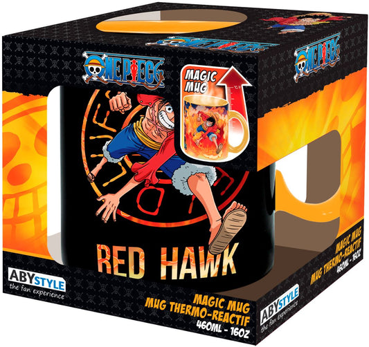 One Piece: Heat Change 460ml Mug - Luffy & Sabo