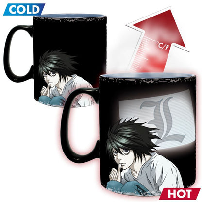 Death Note: Heat Change 460ml Mug - Kira & L