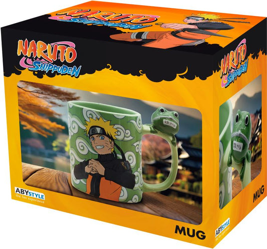 Naruto Shippuden: Naruto & Gama-Cha 3D Handle Mug