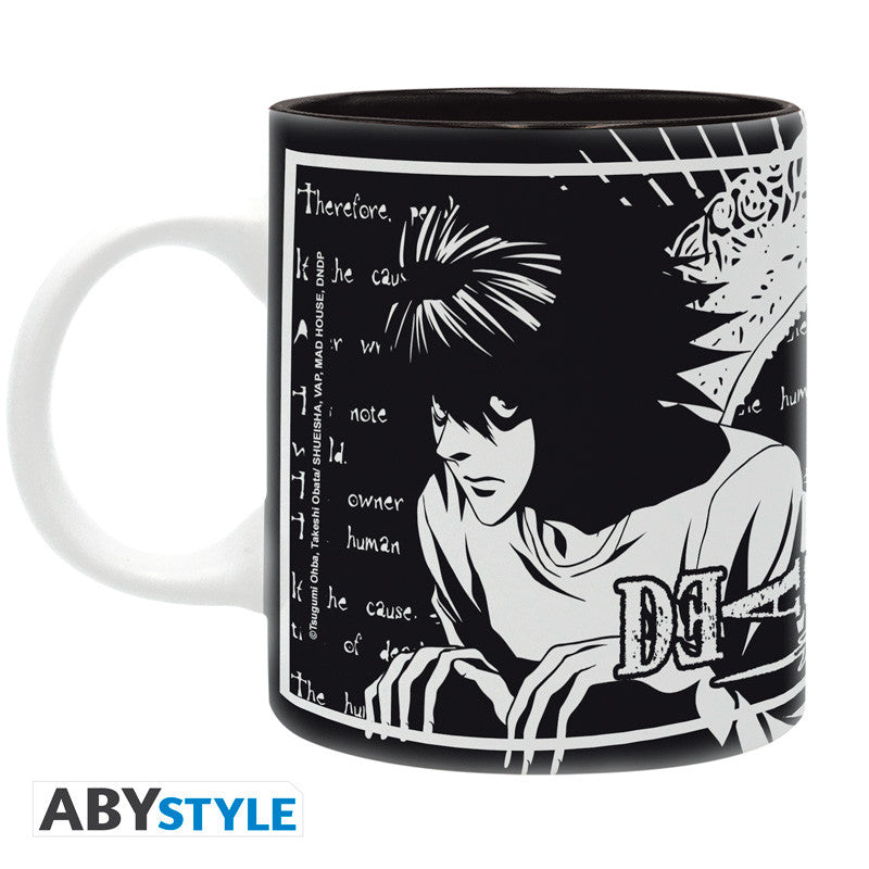 Death Note: 320ml Mug - Light Vs L