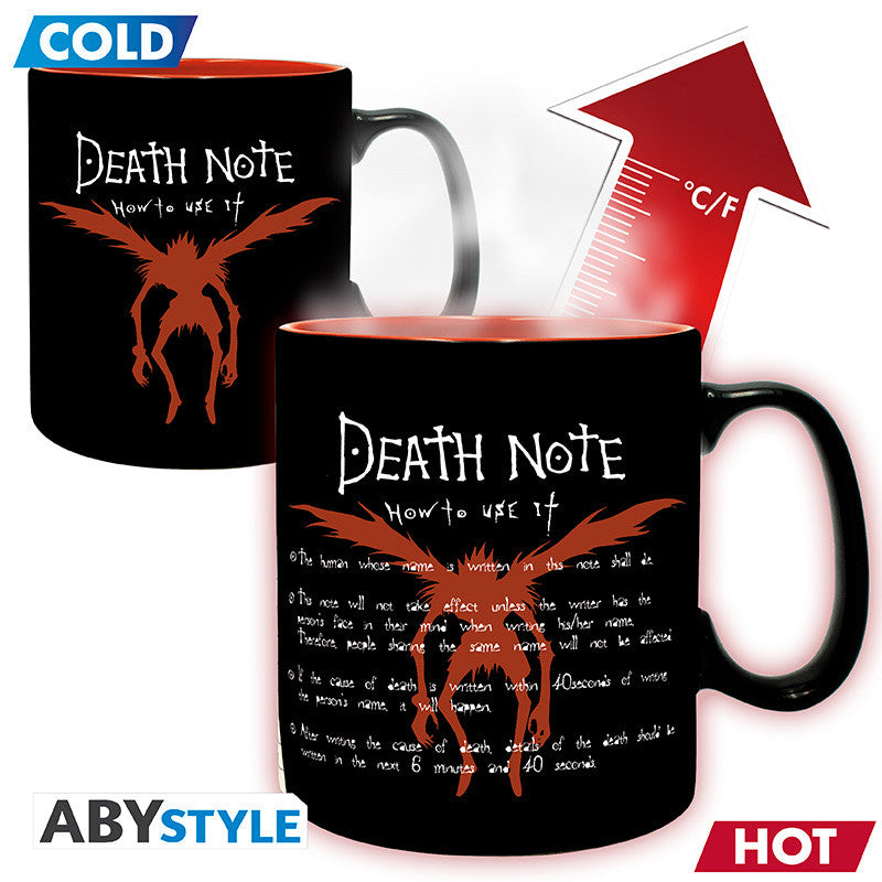 Death Note: Heat Change 460ml Mug - L & Light