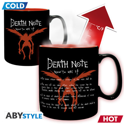 Death Note: Heat Change 460ml Mug - L & Light