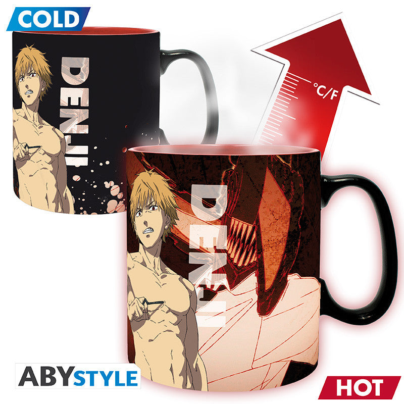 Chainsaw Man: Heat Change 460ml Mug - Denji & Aki