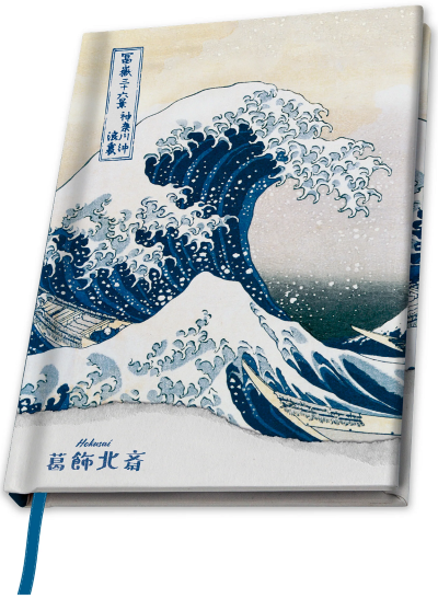 Hokusai: Notebook - Great Wave