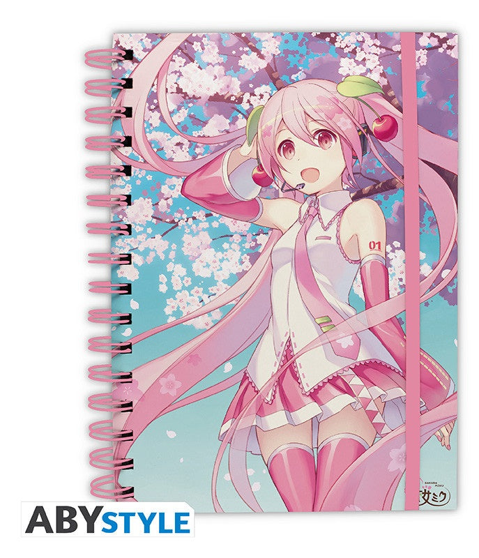 Hatsune Miku: Spiral Notebook - Cherry Blossom