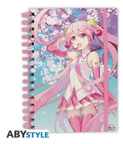 Hatsune Miku: Spiral Notebook - Cherry Blossom