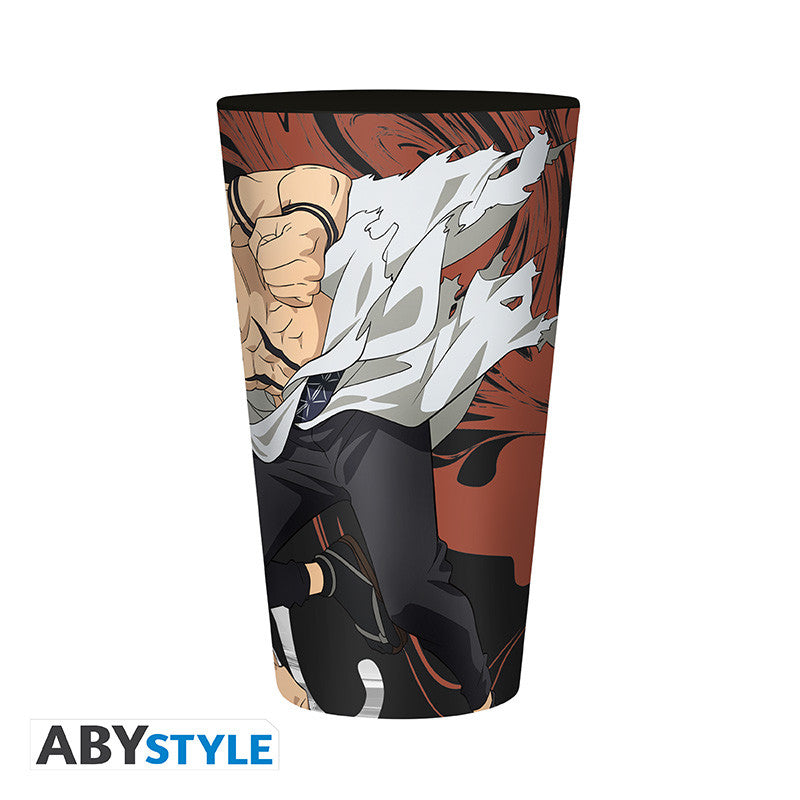 Jujutsu Kaisen: 400ml Large Glass - Itadori Vs Sukuna