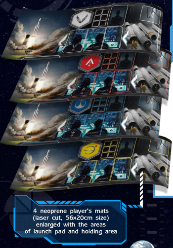 Rocketmen: Player's Mat Set