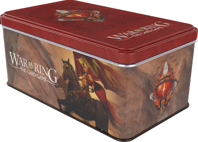 War Of The Ring: The Card Game - Shadow Card Box And Sleeves Bannerman Version