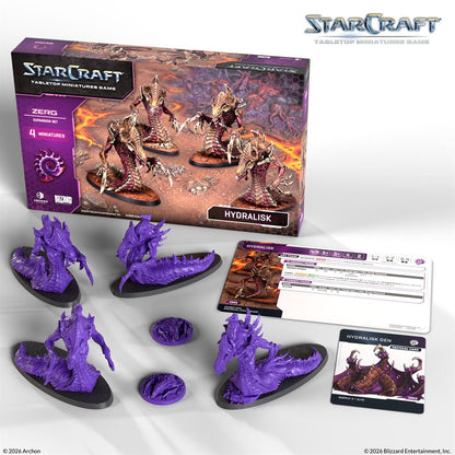 Starcraft: The Miniatures Game - Wave 1 Zerg Hydralisk Expansion [PREORDER]
