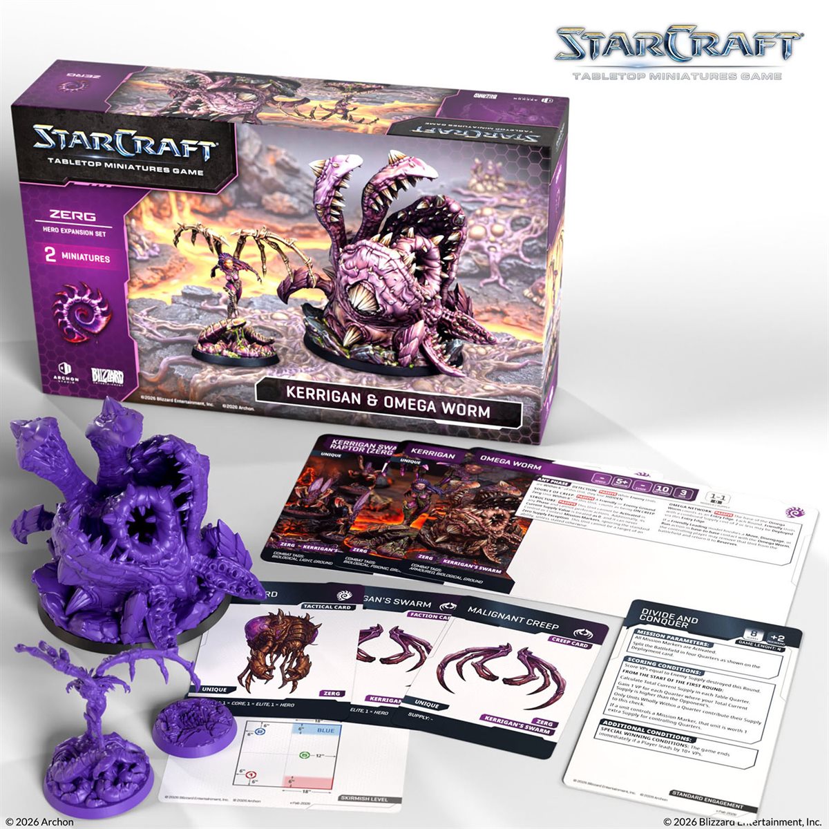 Starcraft: The Miniatures Game - Wave 1 Zerg Primal Kerrigan Hero Expansion Set [PREORDER]