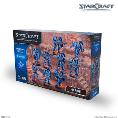 Starcraft: The Miniatures Game - Wave 1 Terran Marine Expansion Set [PREORDER]
