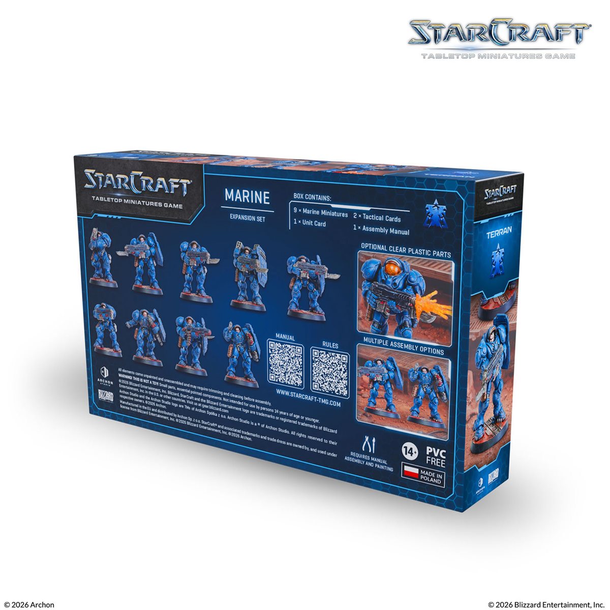 Starcraft: The Miniatures Game - Wave 1 Terran Marine Expansion Set [PREORDER]