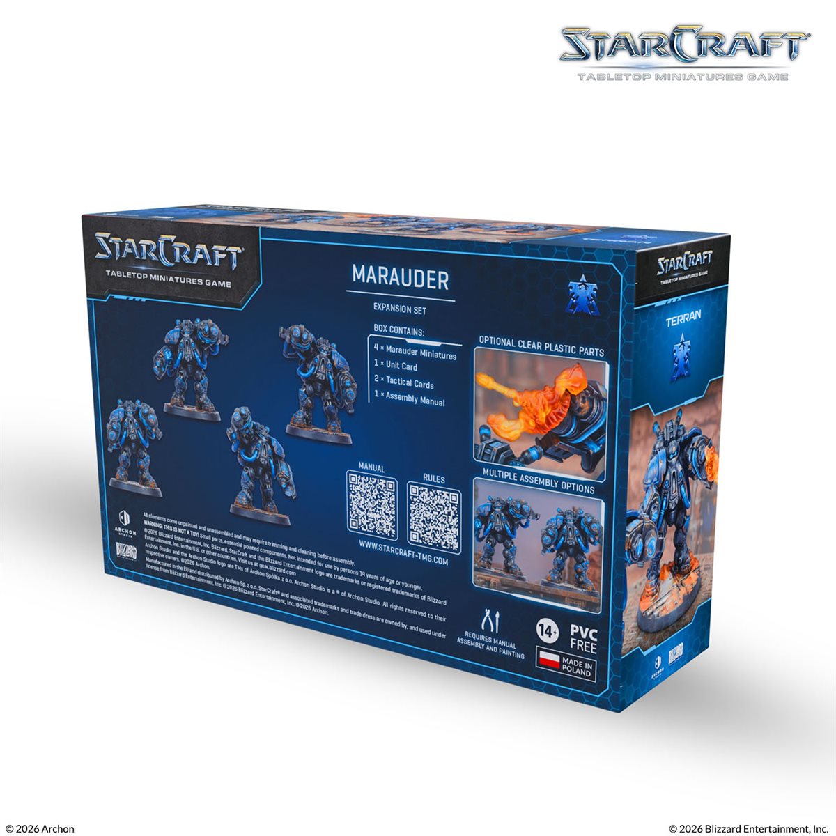 Starcraft: The Miniatures Game - Wave 1 Terran Marauder Expansion Set [PREORDER]