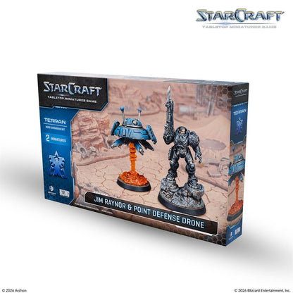 Starcraft: The Miniatures Game - Wave 1 Terran Jim Raynor (Raynor's Raiders) Hero Expansion Set [PREORDER]