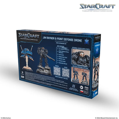 Starcraft: The Miniatures Game - Wave 1 Terran Jim Raynor (Raynor's Raiders) Hero Expansion Set [PREORDER]
