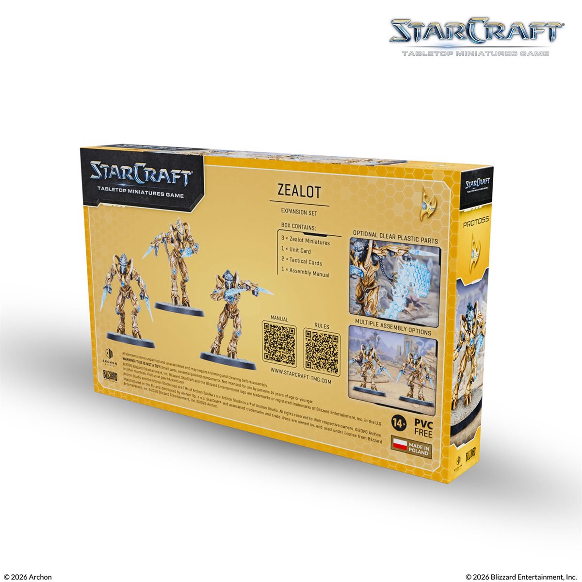 Starcraft: The Miniatures Game - Wave 1 Protoss Zealot Expansion Set [PREORDER]