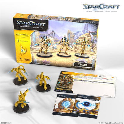 Starcraft: The Miniatures Game - Wave 1 Protoss Zealot Expansion Set [PREORDER]