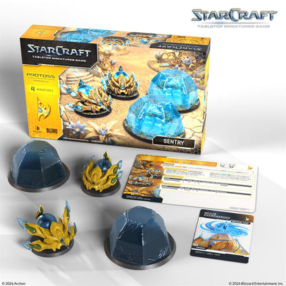 Starcraft: The Miniatures Game - Wave 1 Protoss Sentry Expansion Set [PREORDER]