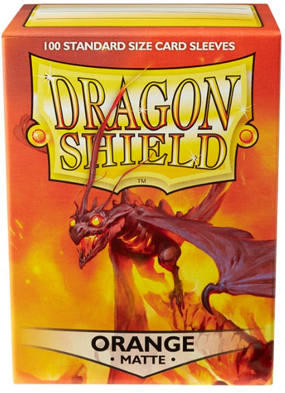 Dragon Shield: Matte Sleeves 100 Count - Orange