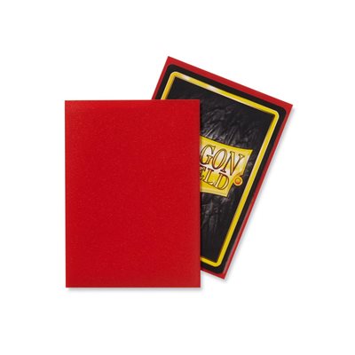 Dragon Shield: Matte Sleeves 100 Count - Crimson