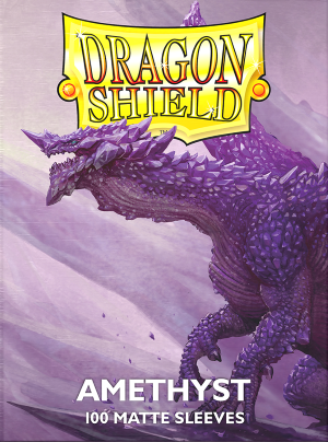 Dragon Shield: Matte Sleeves 100 Count - Amethyst