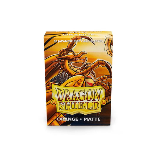 Dragon Shield: Japanese Matte Sleeves 60 Count - Orange