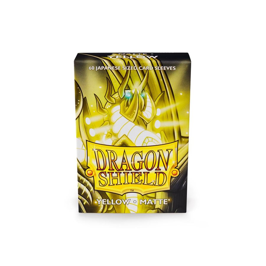 Dragon Shield: Japanese Matte Sleeves 60 Count - Yellow