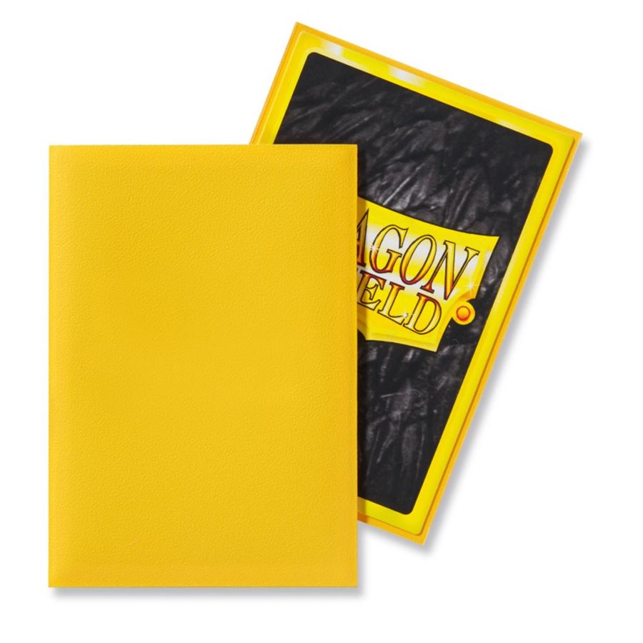 Dragon Shield: Japanese Matte Sleeves 60 Count - Yellow