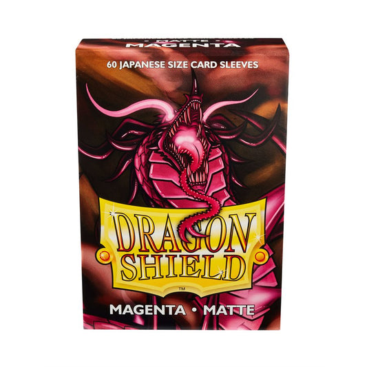 Dragon Shield: Japanese Matte Sleeves 60 Count - Magenta