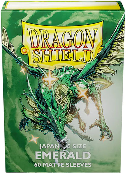 Dragon Shield: Japanese Matte Sleeves 60 Count - Emerald