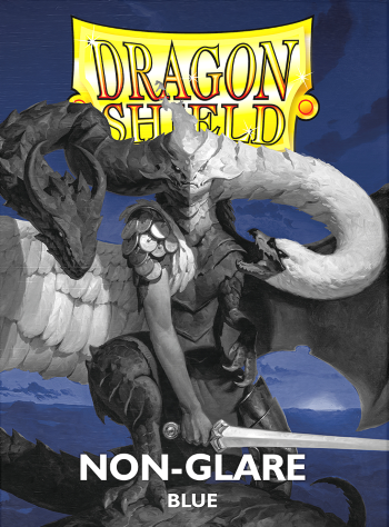 Dragon Shield: Matte Non-Glare 100 Count – Blue