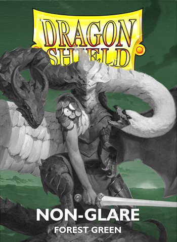 Dragon Shield: Matte Non-Glare 100 Count – Forest Green