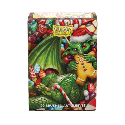 Dragon Shield: Brushed Art Sleeves 100 Count – Christmas 2024