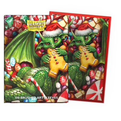 Dragon Shield: Brushed Art Sleeves 100 Count – Christmas 2024