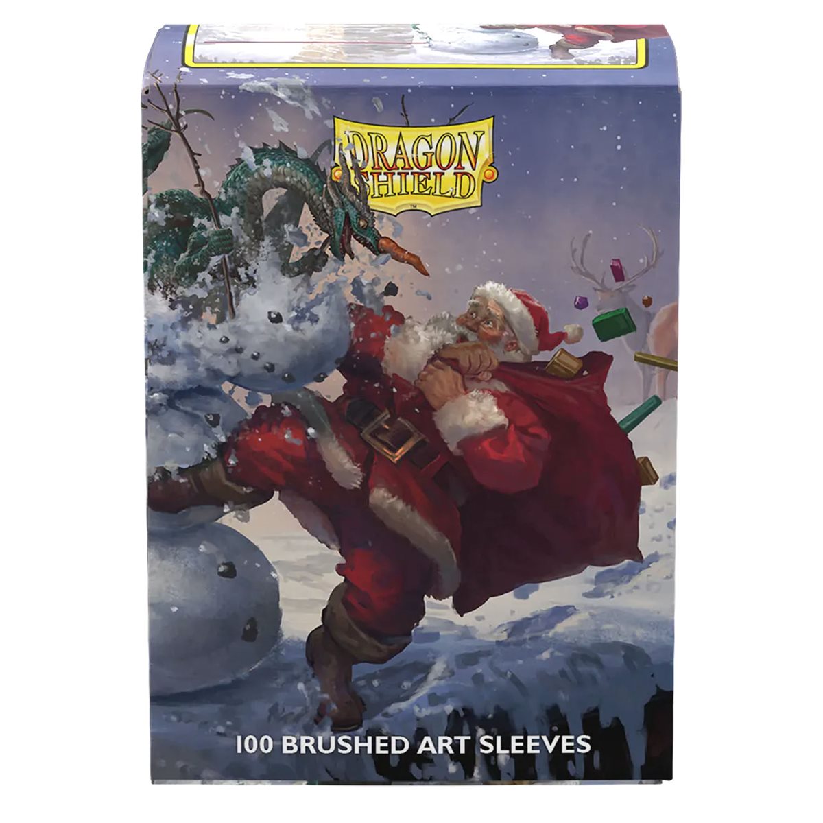 Dragon Shield: Brushed Art Sleeves 100 Count – Christmas 2025