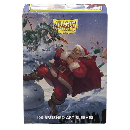 Dragon Shield: Brushed Art Sleeves 100 Count – Christmas 2025