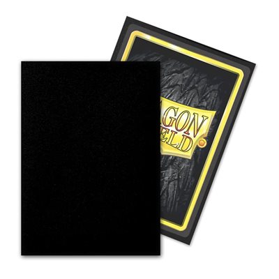 Dragon Shield: Matte Sleeves 100 Count – Black Outer