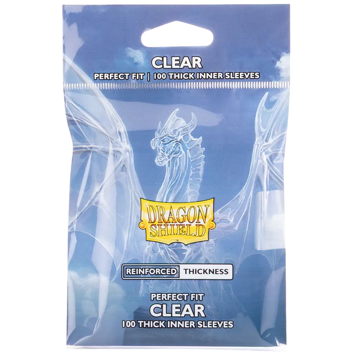 Dragon Shield: Thick Perfect Inner Sleeves 100 Pack - Clear