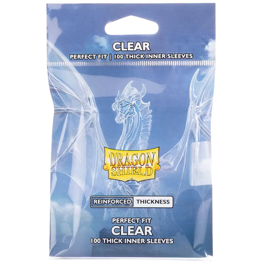 Dragon Shield: Thick Perfect Inner Sleeves 100 Pack - Clear