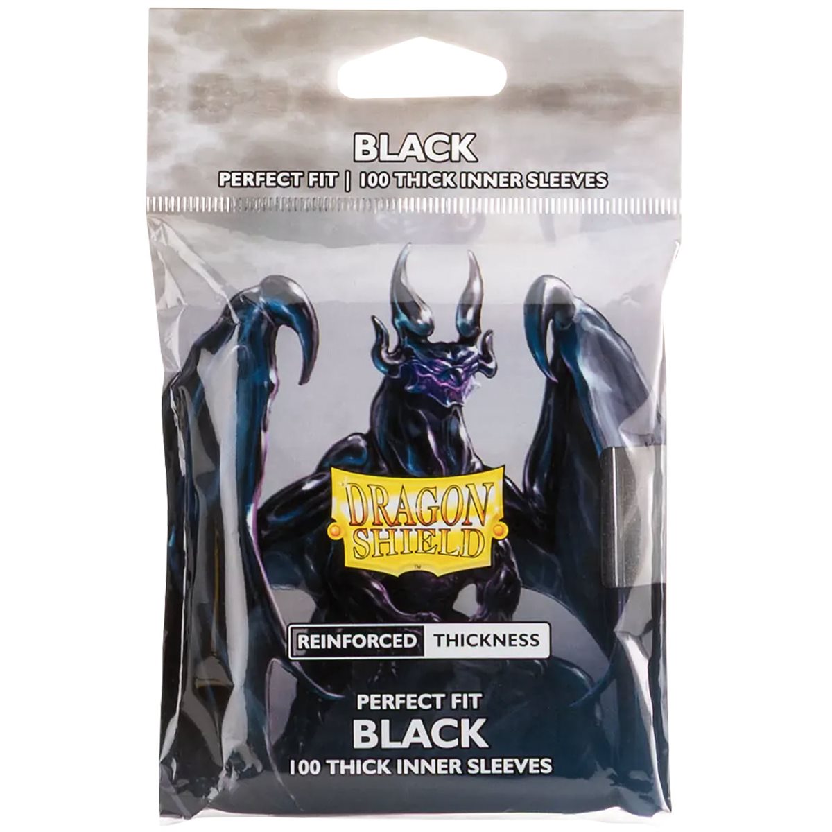 Dragon Shield: Thick Perfect Inner Sleeves 100 Pack - Black