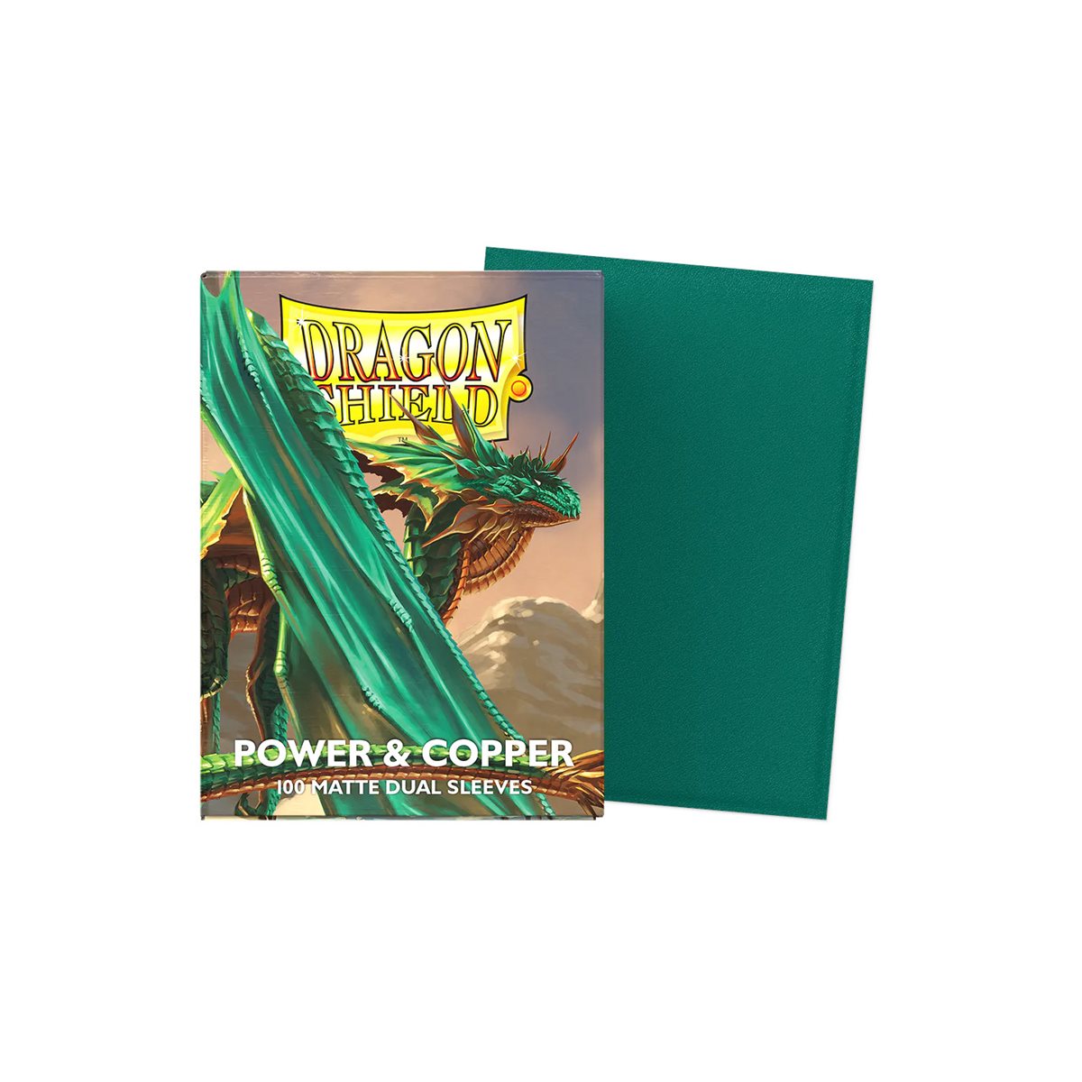 Dragon Shield: Matte Dual Sleeves 100 Count – Power & Copper