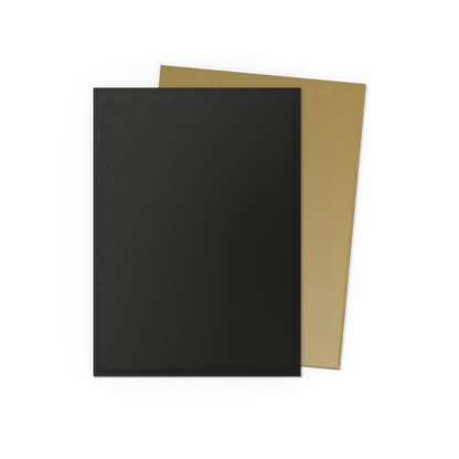 Dragon Shield: Matte Dual Sleeves 100 Count – Black & Gold
